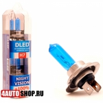  DLED Автомобильная лампа HB3 9005 Dled "Night Vision" 5000K (2шт.)