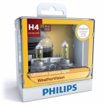  Philips Галогенная автомобильная лампа HB5 9007 Philips Weather Vision (2шт.)
