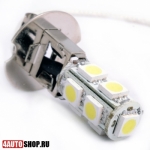   Светодиодная автолампа H3 24V 9 LED SMD5050 (2шт.)